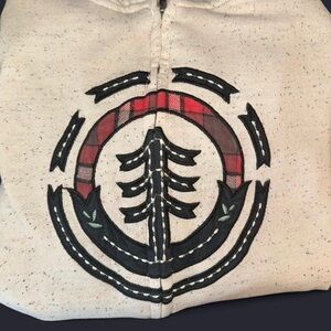 Element Cream Speckled Hoodie
